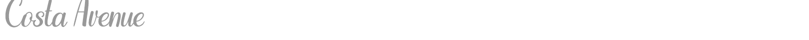 Costa Avenue font preview